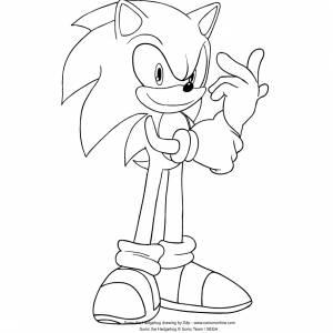 Раскраски соник и его друзья