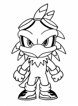 Раскраски Соник