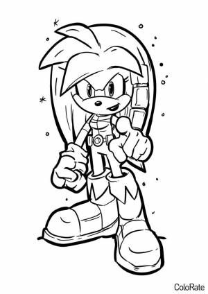 Раскраска Ёж Сильвер