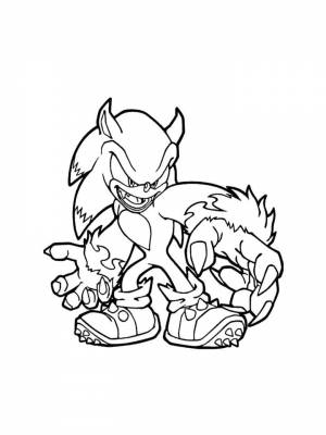 Раскраски Соник ИКС