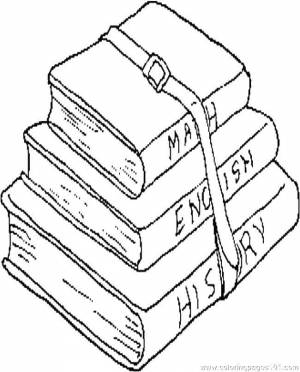 Раскраски Раскраска Литература книги цветы