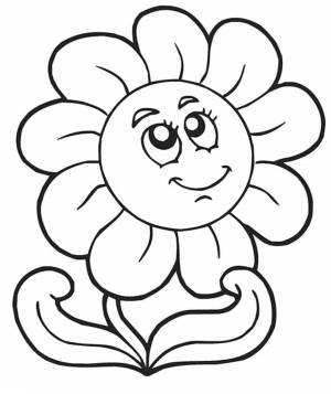 Раскраски Цветы