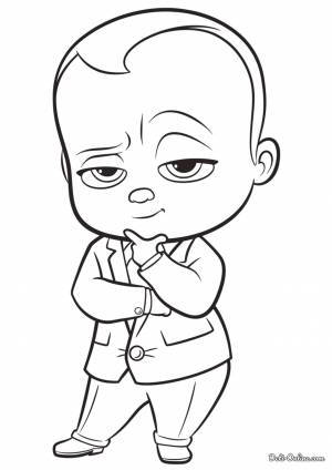 Раскраска Босс молокосос