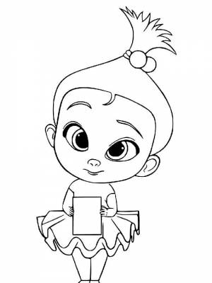 Раскраска Босс Молокосос картинка