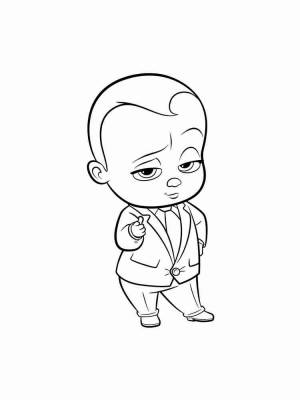 Раскраски Босс Молокосос