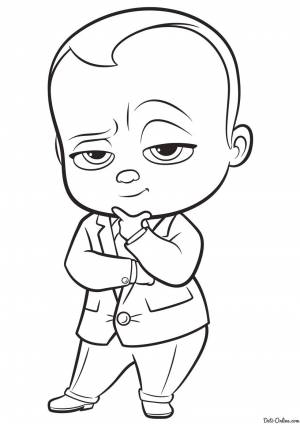 Раскраска Босс молокосос