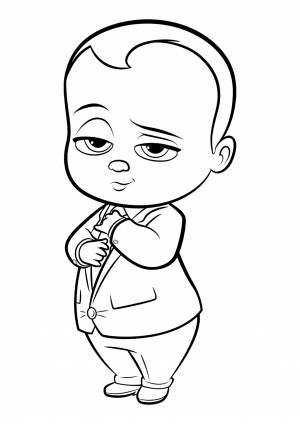 Раскраска «Босс