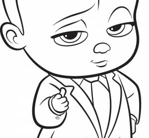 Раскраски из мультфильма Босс Молокосос