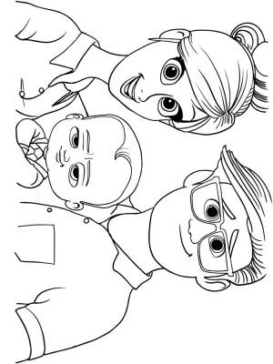 Раскраски Босс Молокосос