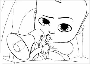 Раскраска Босс-Молокосос