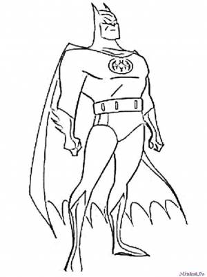 Раскраска Бэтмен 14