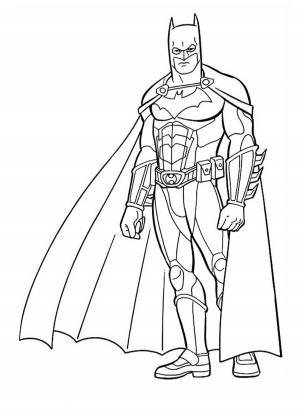 Раскраска Бэтмен  листе  для мальчиков
