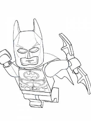 Раскраски Лего Бэтмен   в формате