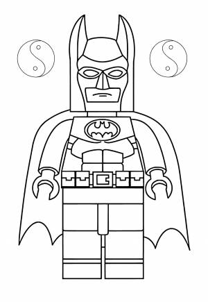 Раскраска Лего Бэтмен