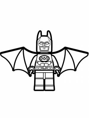 Раскраски Лего Бэтмен   в формате