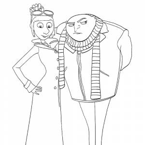 Раскраски Гадкий Я 3