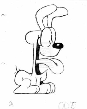 Pаскраска Garfield 26304