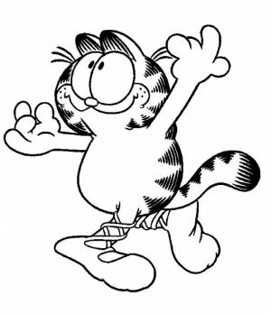 Pаскраска Garfield 26171