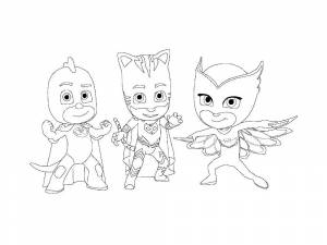 Раскраски Герои в масках  и  онлайн