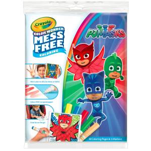 Раскраска Герои в масках с фломастерами 5 цветов Crayola Color Wonder