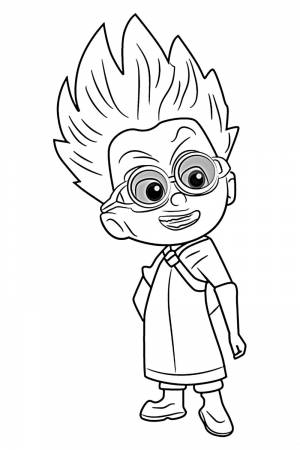 Раскраска Герои в масках Ромео