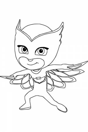 Раскраска Герои в масках Алетт