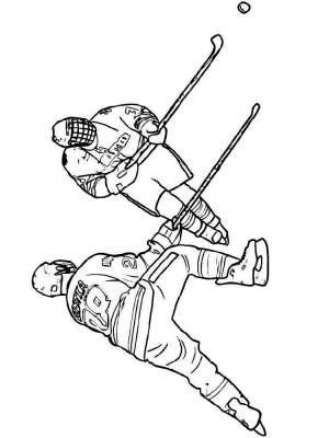 Раскраски Хоккей