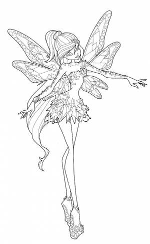 Раскраски Винкс Тайникс