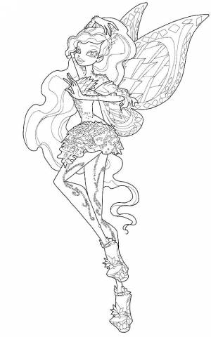 Раскраски Винкс Тайникс