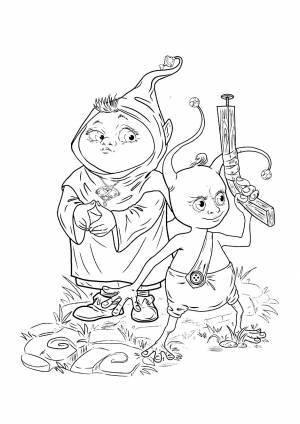 Раскраска Джинглики