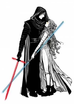 Кайло РЕН для срисовки