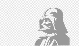 Анакин Скайуокер Кайло Рен Трафарет Звездные войны Люк Скайуокер, звездные войны, белый, текст png