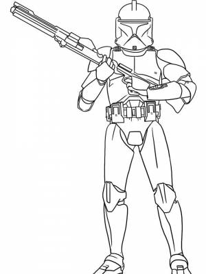 Раскраска Звездные войны  картинку для мальчиков