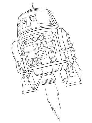 Раскраска Звездные войны 49