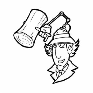 Раскраски Инспектор Гаджет