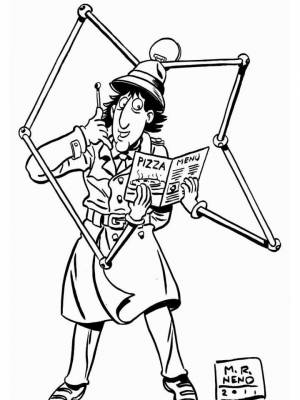 Картинка Инспектор Гаджет  для мальчиков