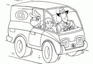 Раскраски Инспектор Гаджет