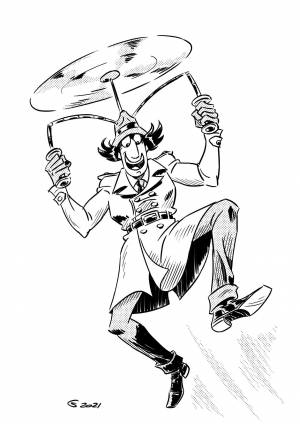 Inspector Gadget bamp;w