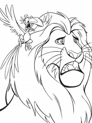 Раскраски Король Лев