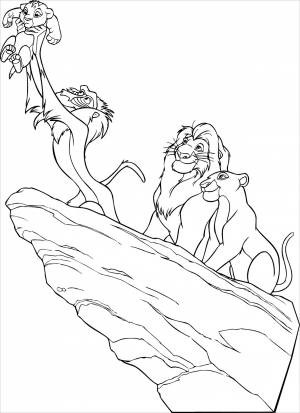 Раскраска[110-013] Lion King