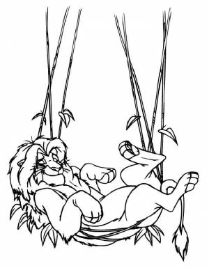 Раскраски Король Лев