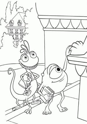 Monsters University Coloring Pages