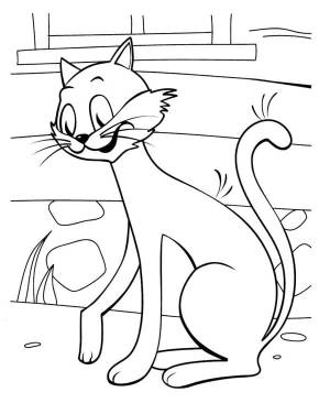 Раскраска Котенок Гав 10