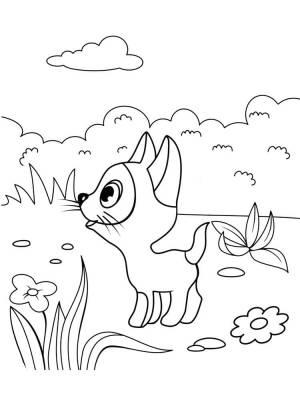 Раскраска Котенок Гав 17