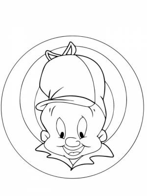 Раскраска Луни Тюнз  листе  онлайн