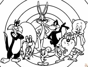 Бесплатные раскраски Looney Tunes