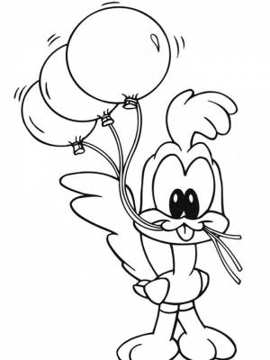 Раскраски Луни Тюнз   в формате