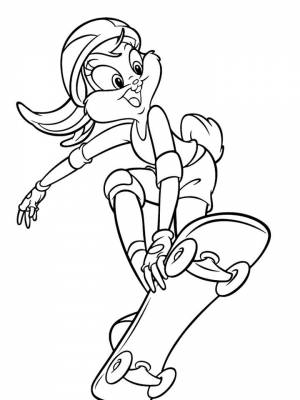 Раскраски Луни Тюнз   в формате