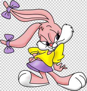 Lola Bunny Bugs Bunny Babs Кролик Plucky Duck Петунья Свинья, кролик, животные, рука, кролик png