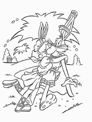 Раскраски Луни Тюнз   в формате